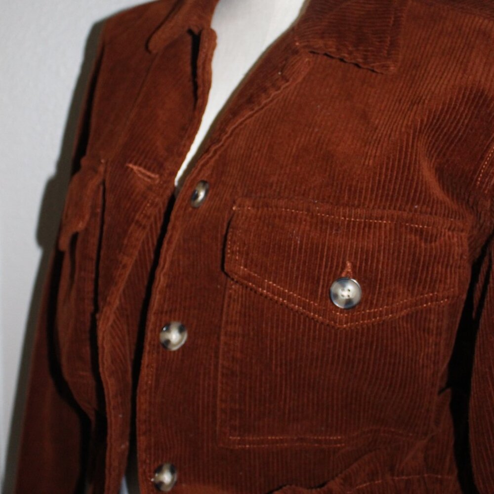 TGLA Rust Corduroy Jacket